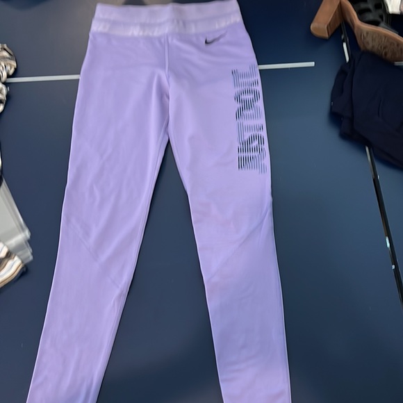 Nike Pants - NIKE Pro LiLac JUST Do IT Leggings